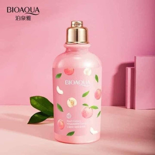 لوسیون بدن بیوآکووا مدل Peach روشن کننده و آبرسان پوست اصل