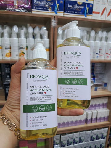 ژل شستشوی صورت بیوآکووا مدل Salicylic Acid ضد جوش و آکنه