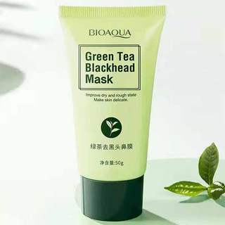 ماسک ضد جوش سرسیاه بیوآکووا مدل Green Tea پاکسازی عمیق منافذ پوست