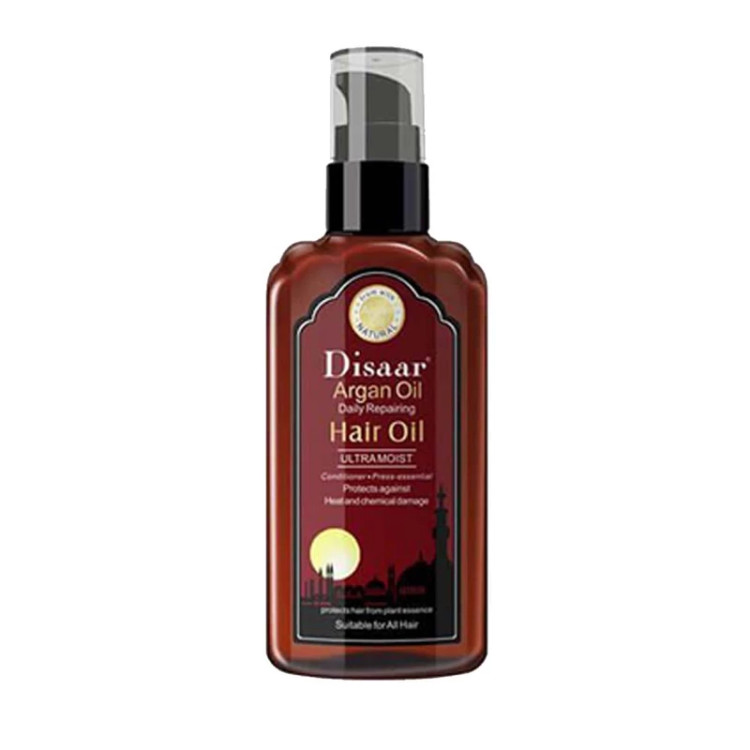 روغن آرگان دیسار (Disaar) مدل خالص حجم ۱۲۰ میل ترمیم کننده مو