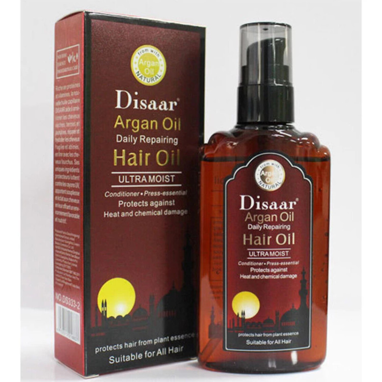 روغن آرگان دیسار (Disaar) مدل خالص حجم ۱۲۰ میل ترمیم کننده مو