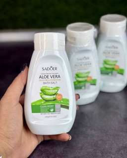 نمک بدن سادور (Sadoer) مدل Aloe Vera ۹۸٪ لایهبردار