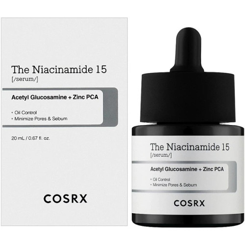 سرم صورت کوزارکس (Cosrx) مدل The Niacinamide 15 حجم ۲۰ میل