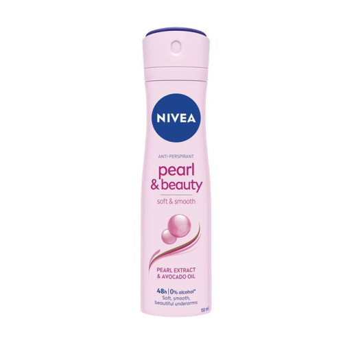 اسپری ضد تعریق زنانه نیوا مدل Pearl & Beauty حجم ۲۰۰ میل نرم کننده پوست