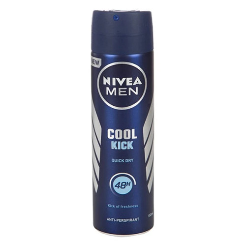 اسپری ضد تعریق مردانه نیوا مدل Cool Kick حجم ۲۰۰ میل خنک کننده فوری