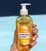 ژل شستشوی صورت گارنیر (Garnier) مدل Vitamin C روشن کننده و شفاف کننده