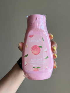 نمک بدن بیوآکووا مدل Peach and Mint لایهبردار و خنککننده