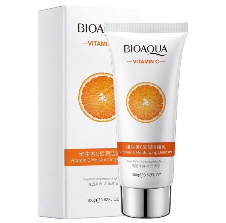 فوم پاک کننده صورت بایوآکوا مدل ویتامین سی