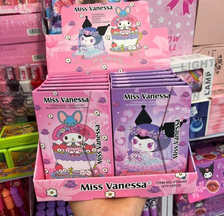 پالت سایه کیفی چندکاره کرومی ملودی Miss vanessa