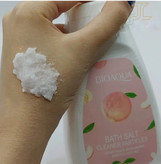 نمک بدن بیوآکووا مدل Peach and Mint لایهبردار و خنککننده