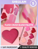 پالت رژگونه قلبی شیگلم مدل Blushing Bouquet